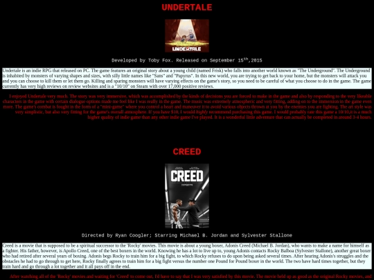 cssclassminiproject screenshot