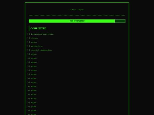 progress screenshot