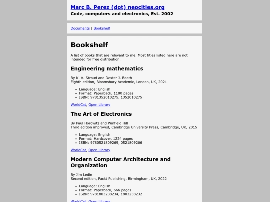 bookshelf screenshot