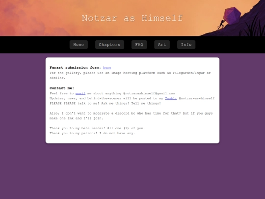 info screenshot