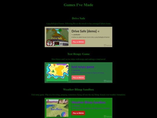 games screenshot