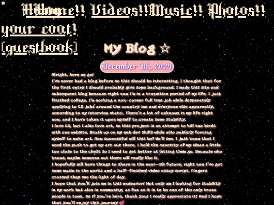 blog screenshot