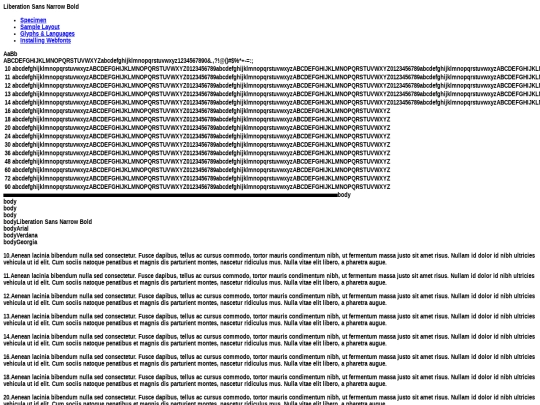 FONTS/webfontkit-20240222-141617/liberationsansnarrow-bold-demo screenshot