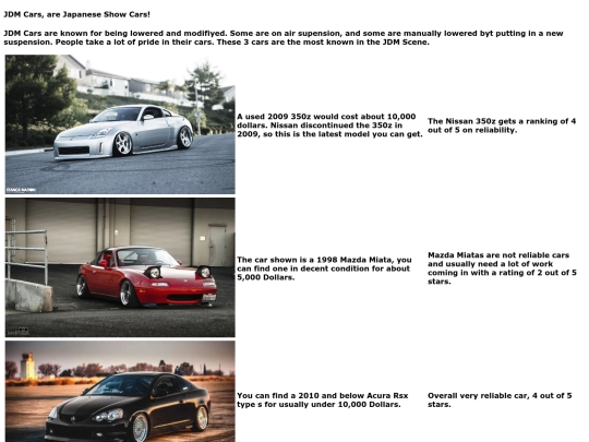 jdmcars screenshot