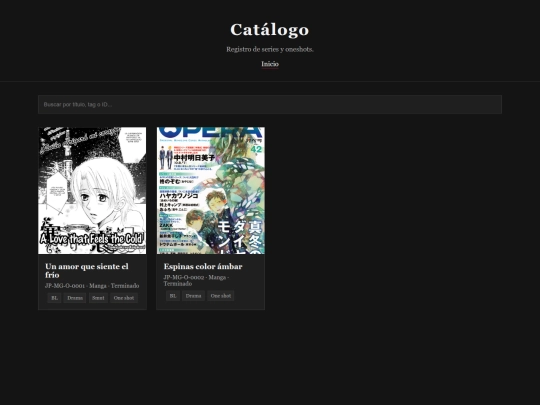catalogo screenshot