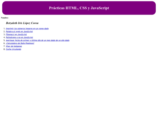 practicashtmlcssjavascript/Index screenshot