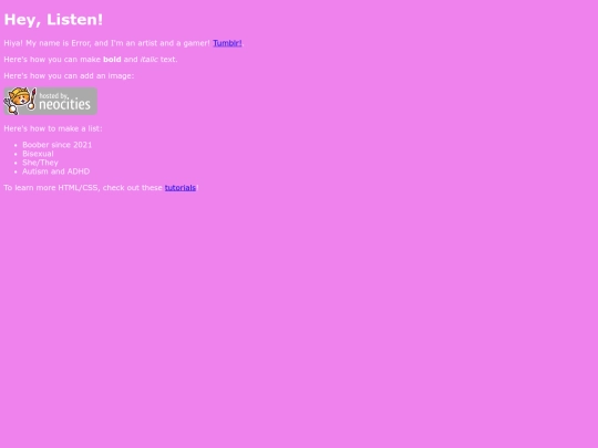 index screenshot