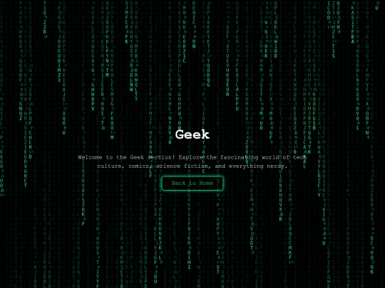 geek screenshot