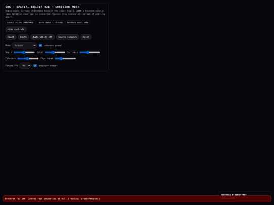 artifacts/vanille-spatial-relief screenshot