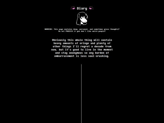 diary screenshot