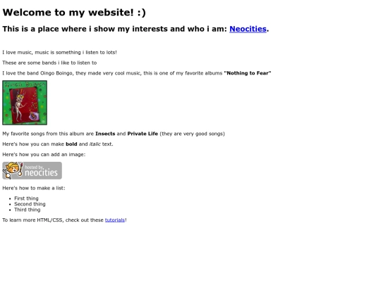 index screenshot