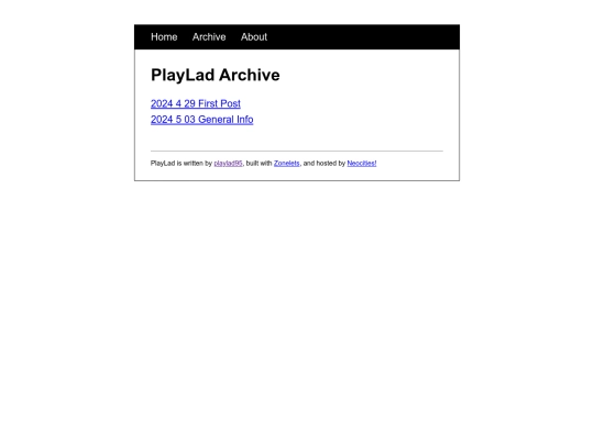 archive screenshot