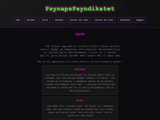 lyrik screenshot