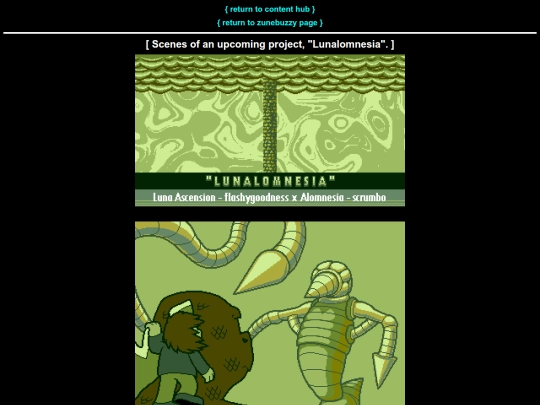 ZuneBuzzy/lunalomnesia screenshot