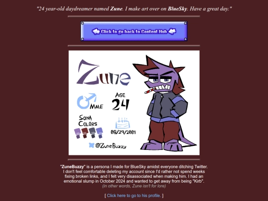 ZuneBuzzy/zune_index screenshot