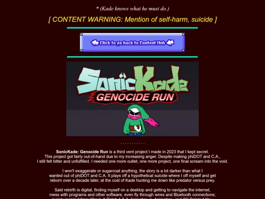 genocideRun screenshot