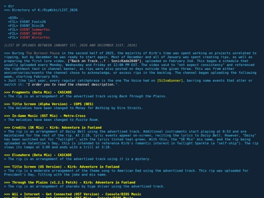 skai/SKRipWiki/LIST_2026 screenshot