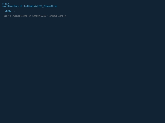 skai/SKRipWiki/LIST_ChannelEras screenshot