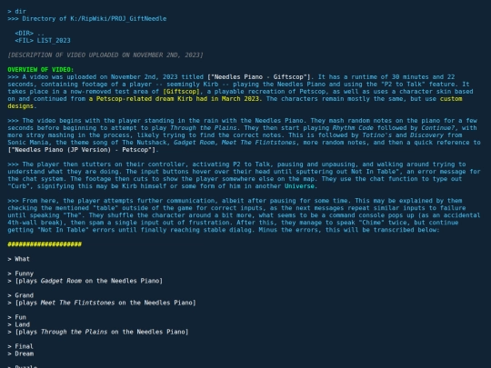 skai/SKRipWiki/PROJ_GiftNeedle screenshot