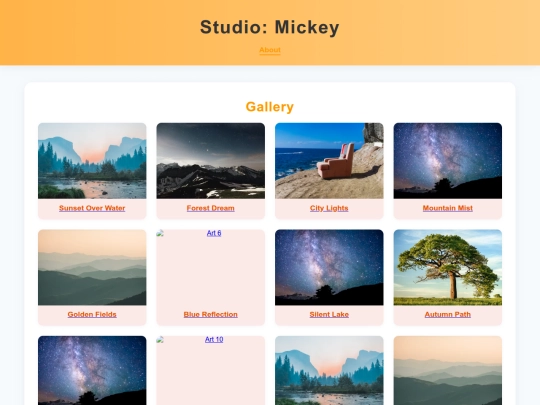Art Gallery screenshot