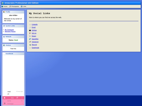 socials screenshot