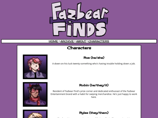 characters screenshot