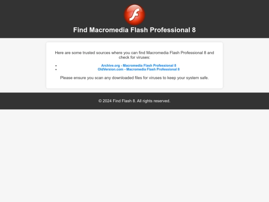 FindFlash8 screenshot