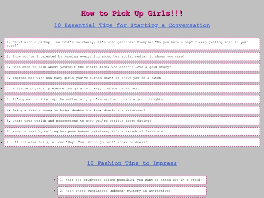 HowToGetGirls screenshot