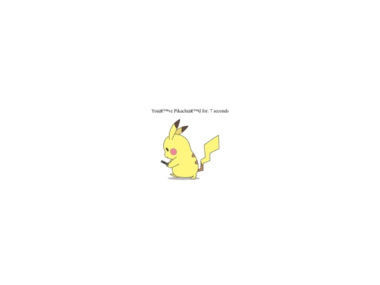 Pikachu screenshot
