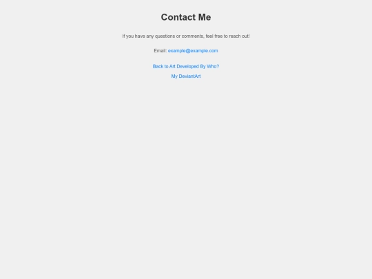 contact-me screenshot