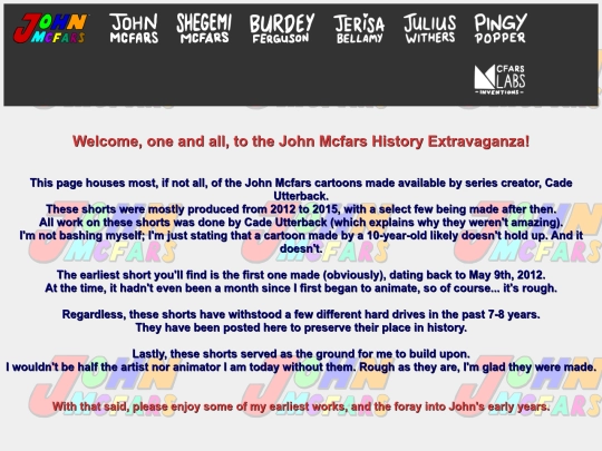 additional pages/more pages/John Cartoons screenshot