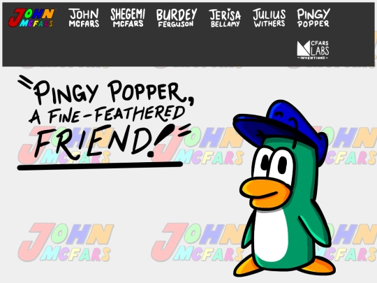 additional pages/more pages/Pingy Popper Bio screenshot