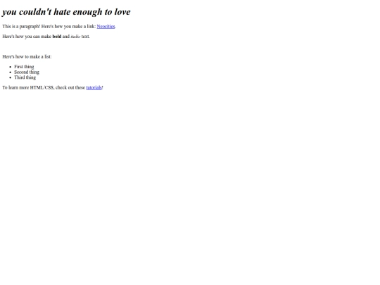 index screenshot