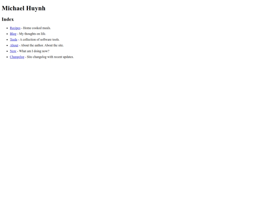 index screenshot
