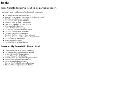 books screenshot