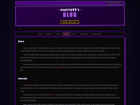 blog screenshot