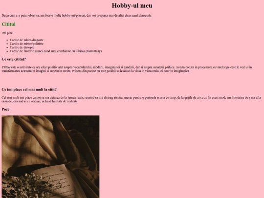 Hobby-ul meu screenshot