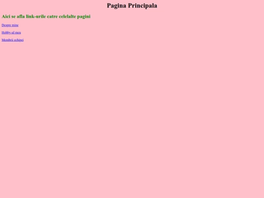 Pagina Principala screenshot