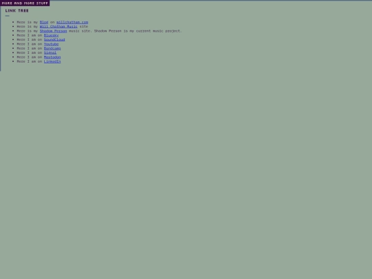 links screenshot