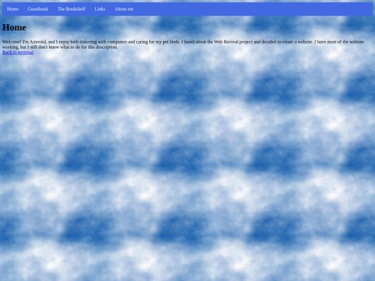 home screenshot