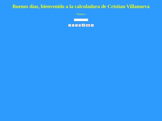 Calculadora/Calculadora screenshot