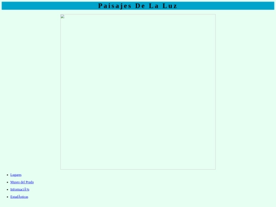 Paisajes de la Luz/pag screenshot