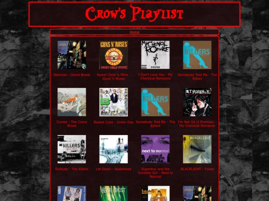 playlist screenshot