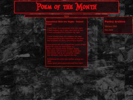 poetry screenshot