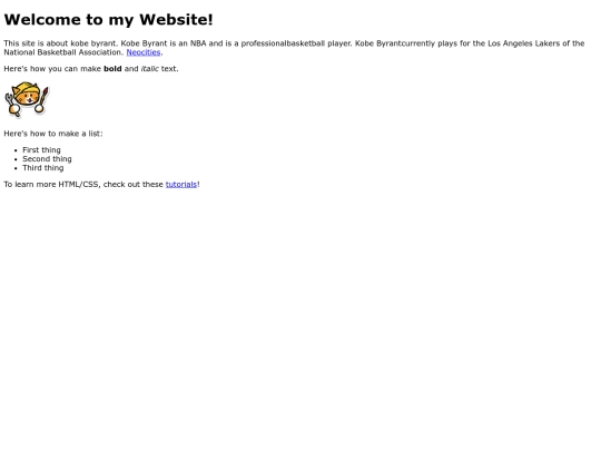 index screenshot