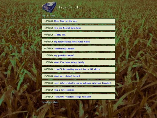 blog screenshot