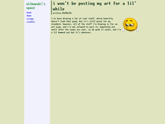 blog/no-art screenshot