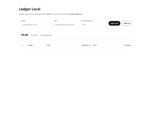 Aapka Khata/Ledgerlocal screenshot