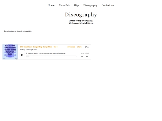 discography screenshot