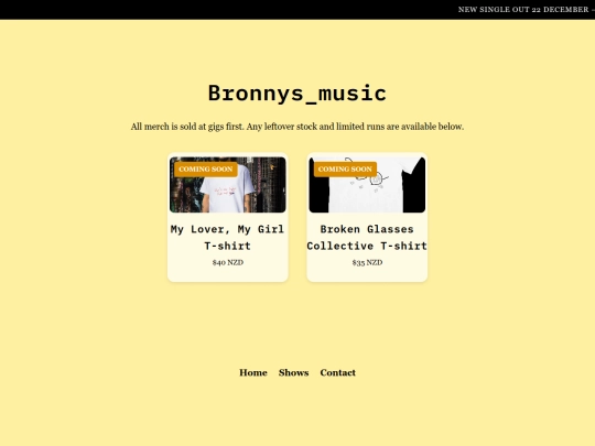 merch screenshot
